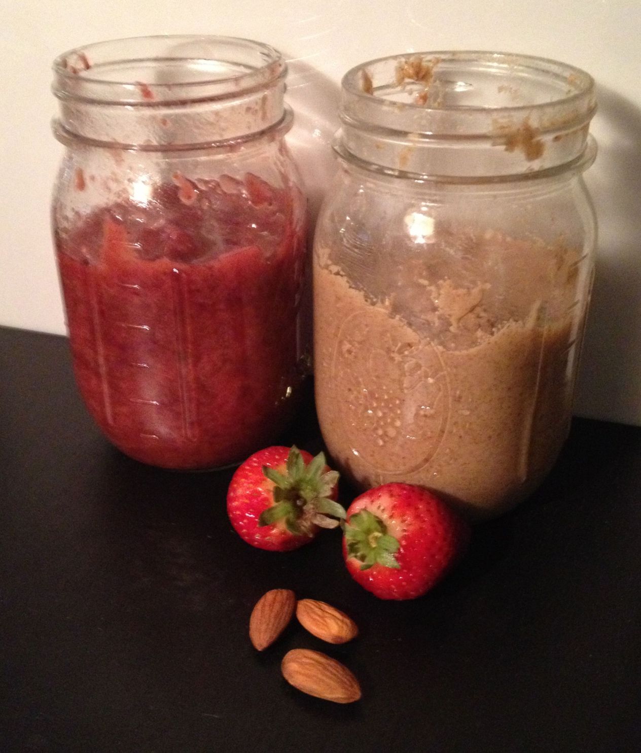 Almond Butter and Strawberry Jam