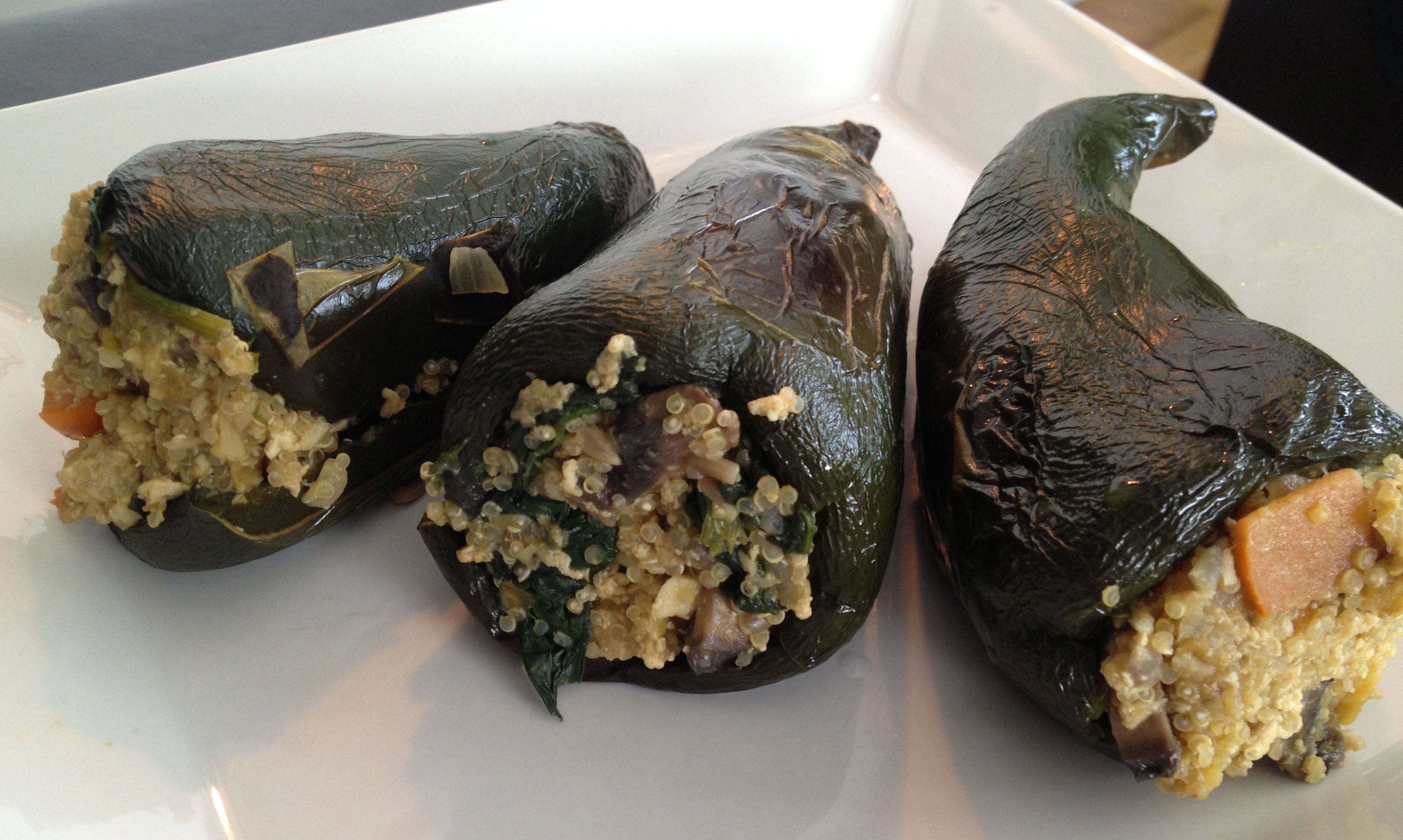 Stuffed Poblanos